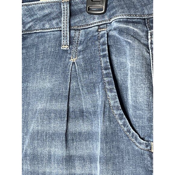 NYDJ Rockie Jeans Blue Carrot Leg Ankle Slimming Stretch Denim NWT Size 10 - Picture 5 of 14